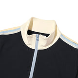 COLOR MIX TRACK JERSEY JACKET [IVORY]