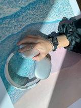 ASCLO Triple Ring Chain Bracelet (Silver) (6568776990838)