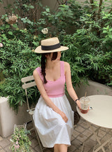 Soft Pastel Knit Sleeveless (4color)