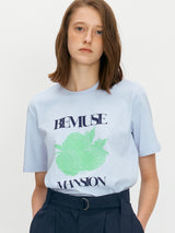 Berry logo tee - Sky blue (6699100012662)