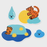CLOUD TIGER 4PCS STICKERS (6538525999222)