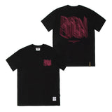 ノイズ スタンダードフィットTシャツ/22 NOISE STANDARD FIT T-SHIRTS WHITE / BLACK