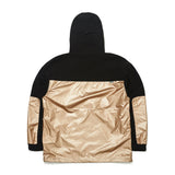 ウィンドブレーカーフーデッドステッチジャケット/BSR2223FWJK035 MMM WINDBREAKER HOODED STRETCH JACKET ROSE GOLD/BLACK
