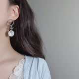 White Shell Ribbon Princess Piercing