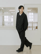 ユニセックスダッフルジャケット / unisex duffle jacket black