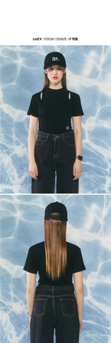 裏ストリングコットンボールキャップ/Back String Cotton Ball Cap [3カラー]
