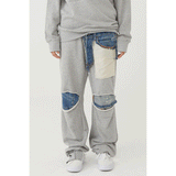LSD COLLECTION_Destroyed Denim Sweatpants (6652502048886)