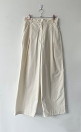 Dull bizo pintuck wide pants