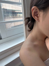 [92.5silver] ボリュームハートピアス