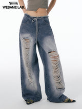  Ripped Washed Jeans