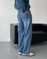 コールマンリネンツータックデニム / LE Coleman Linen Two-Tuck Denim