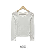 ユースベーシックUネックロングスリーブTシャツ
