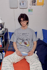 Messy room tee ( GRAY ) (6594953281654)