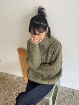 ミューチュアルツイストジップアップニット