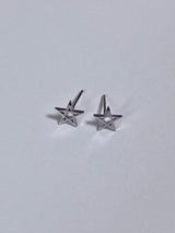 mini star earrings
