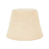 Corduroy stud drop bucket hat
