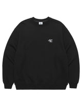セラーロゴ刺繡スウェットシャツ/SELLER LOGO EMB SWEATSHIRT BLACK(CV2CFUM460A)