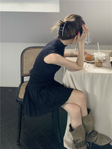 アンフッテッドトップ スカート ツーピース/Unfooted Top Skirt Two Piece