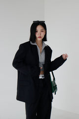 カシミアニットジップアップ / Cashmere knit zip-up (3color)