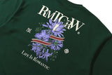 フラワーリボンスウェットシャツ/FLOWER RIBBON SWEAT SHIRT_GREEN
