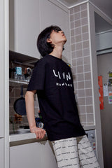 Logo tee ( BLACK ) (6594780627062)