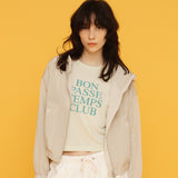フーディ―ウィンドブレーカー / HOODIE WIND BREAKER_CREAM GREY