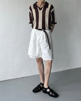 OA クロッフルカラーニットウェア / OA Croffle Collar Knitwear (4 colors)