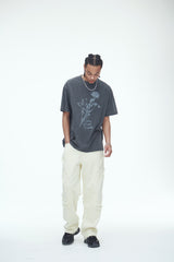 コンマデニムパンツ/Comma Denim Pants Cream