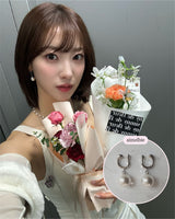 Horse Shoe and Pearl Piercing (Medium) - Silver Color