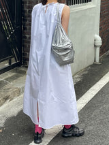 Future silver backpack