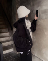 [BELLIDE MADE] Hug napping boxy loose fit hoodie