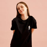 ウィティーバニーワッペンTシャツ／WITTY BUNNY WAPPEN T-SHIRT [BLACK]