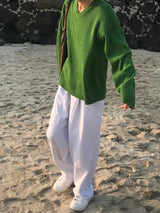 シグナルピンタックスウェットパンツ