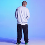 ARCH PRINTING PAINTING SWEAT SHIRT-WHITE MELANGE