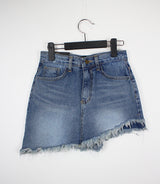 アンバランスデニムスカートプリーツ / no.802 Unbalance Denim Skirt Pants