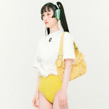 Cargo Two Pocket Shoulder Bag Yellow