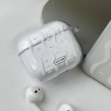 Kong Wave White AirPods Case_Jelly
