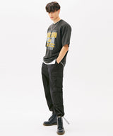 RUDDY RETRO PAPER T-SHIRT (BLACK) (6585248546934)