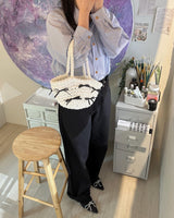 バスケットバッグ/basket bag (white)