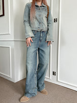 ミニデニムジャケット/no.3981 mini denim jacket