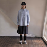 ブルーウェーブシャツ