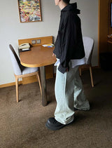 ビンテージワイドデニムパンツ