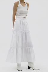 フリルカンカンロングスカート/Frill kangkang long skirt (3color)