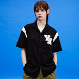 YKバーシティハーフスリーブシャツ/YK varsity half sleeve shirts