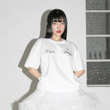 エンジェルズウィスパーTシャツ - ホワイト