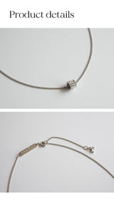 3ペンダントポイントウィズスリムチェーンネックレス/3 pendant point with slim chain necklace
