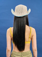 Crochet Cowboy Hat (ivory)