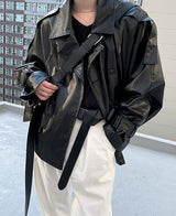 ダミアンバルーンレザージャケット/[引き合い殺到] Damien Balloon Leather Jacket