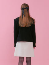 POCKET ROUND TWEED JACKET_BLACK (6612507721846)