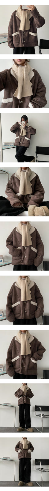 Konchi Wool Sheepskin Coat Jacket